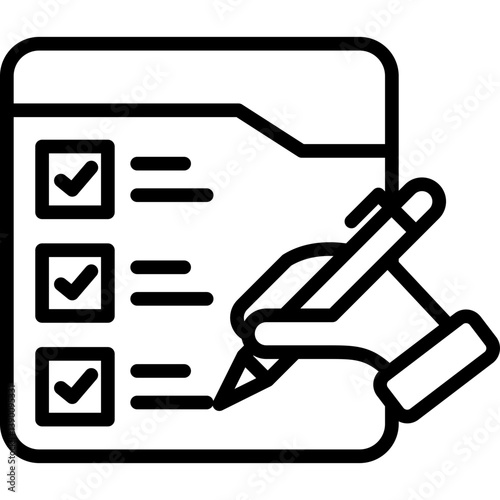 Prioritize line icon