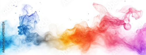 Abstract Colorful Smoke