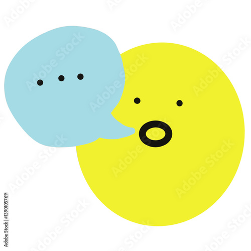 Dot dot dot emoticon