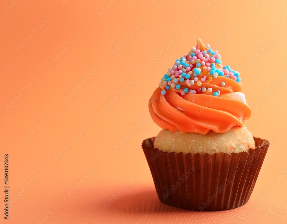 cupcake with chocolate frosting cupcake with chocolate frosting