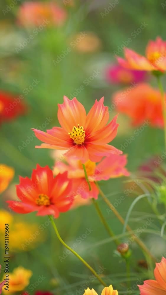red and yellow flower