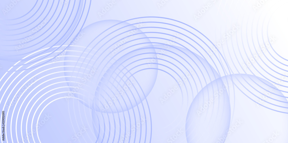 Abstract soft modern background with circle line elements. Circle effect style geometric background. Digital technology simple abstract background design. design for pattern, poster, wallpaper. vector