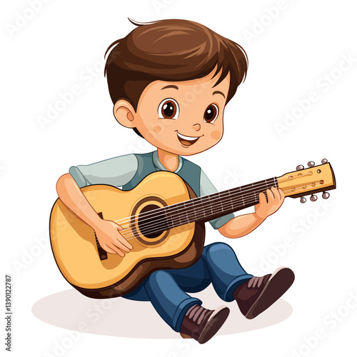boy with guitar