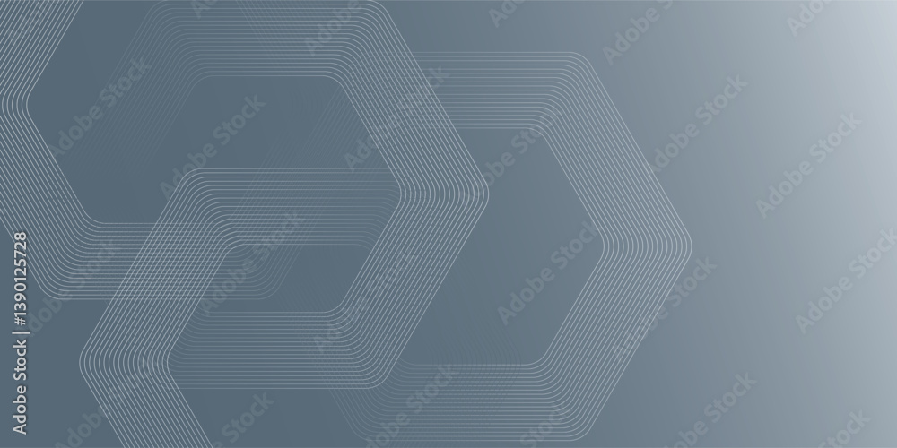 Fototapeta premium White abstract background with dynamic wavy hexagon texture. suitable for wallpaper, poster, banner simple art modern