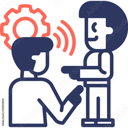 Listening Skills mixed color icon