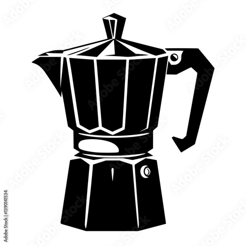 coffee maker on white background