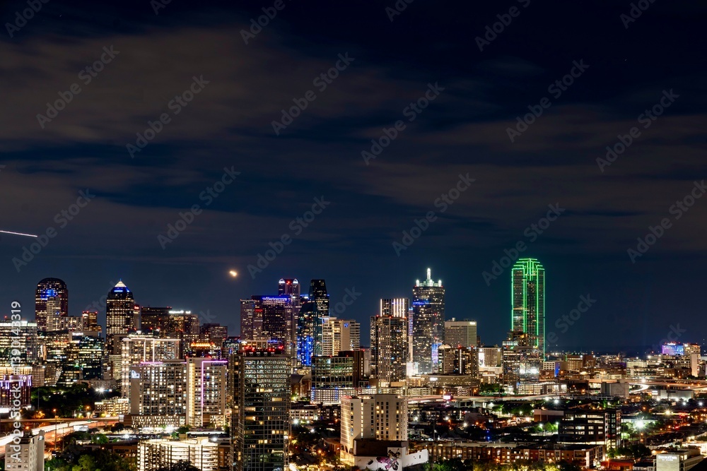 Downtown Dallas, TX at Night