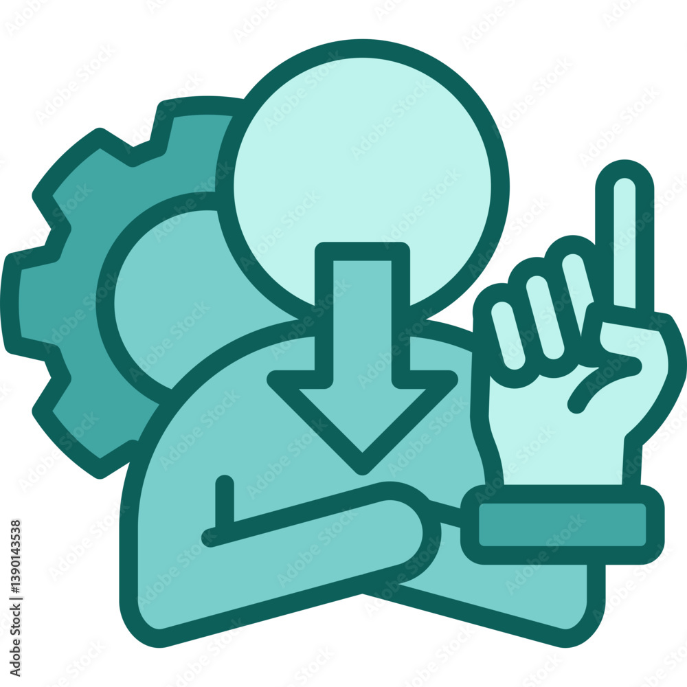 Emotional Control solid icon Emotional Control solid icon