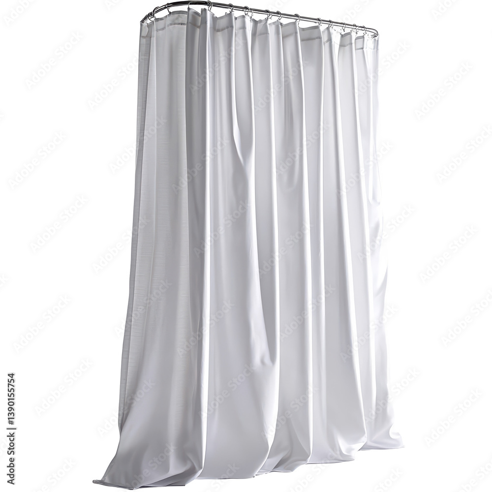 Fototapeta premium Shower curtain png bathroom curtain png modern shower curtain png stylish curtain png waterproof shower curtain png elegant curtain png transparent background image