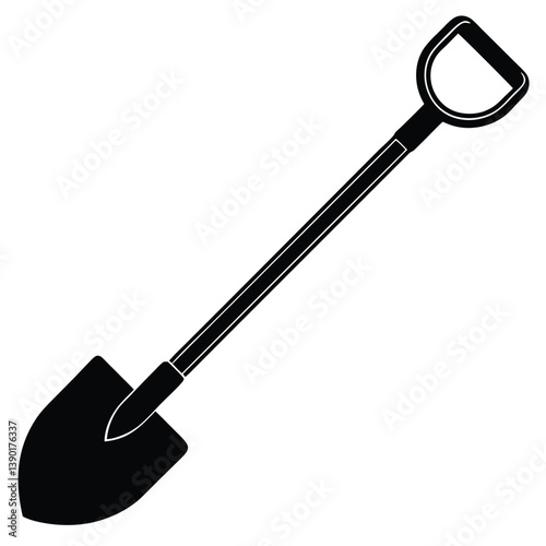 shovel vector illustration