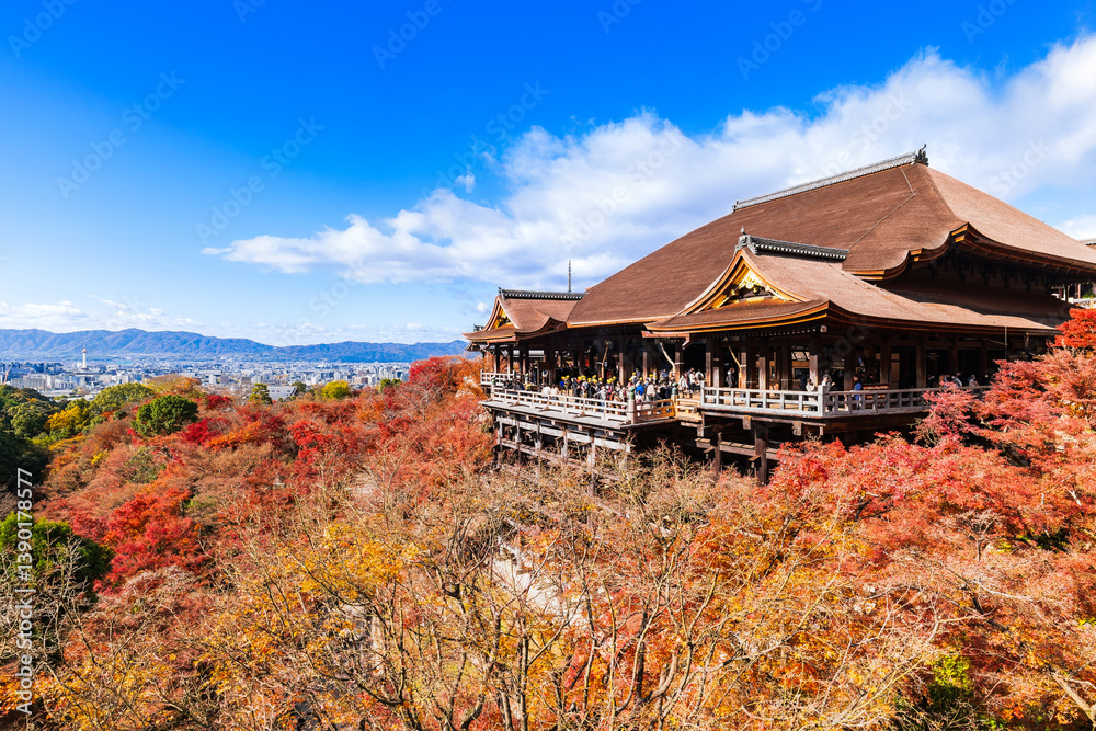 秋の京都 清水寺
