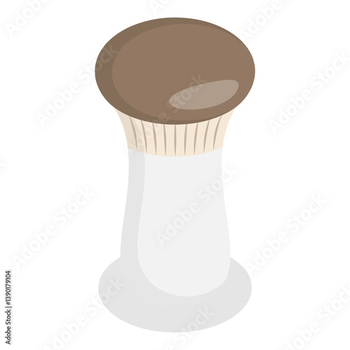 3D Isometric Flat Vector Set of Mushrooms, Fungus Plants. Item 10