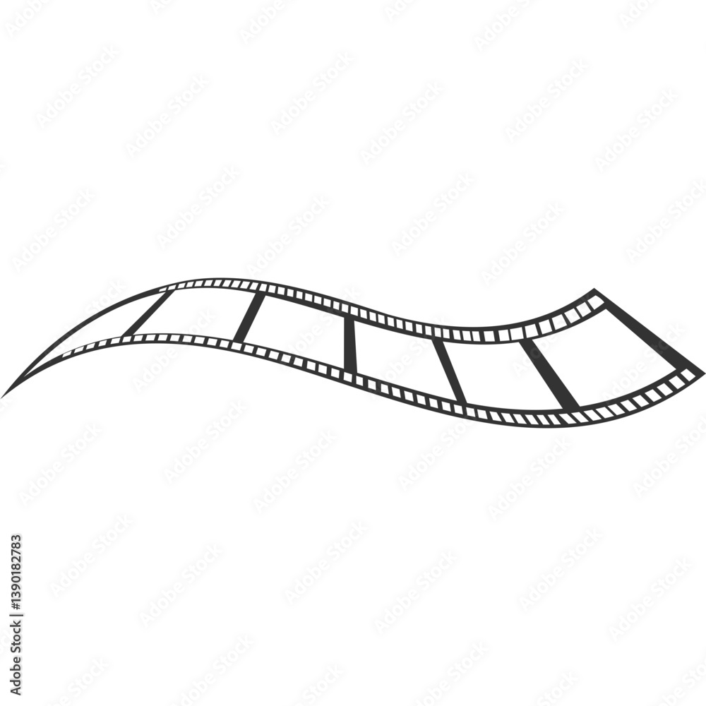 Fototapeta premium Film Strip Icon