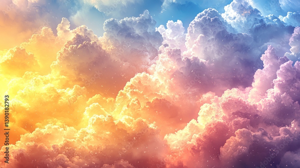 Fototapeta premium Colorful cloudscape