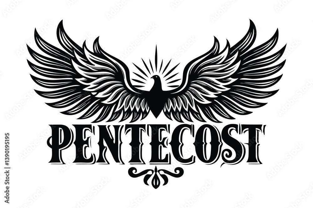 Obraz premium pentecost flyer