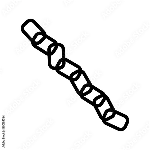 Link flat icon illustration- vector