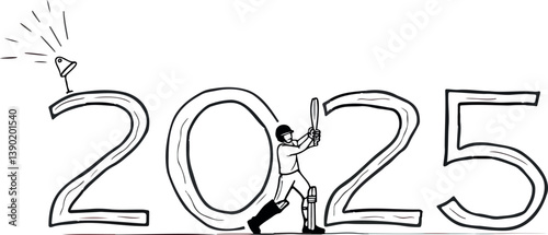 cricket player hitting 2025