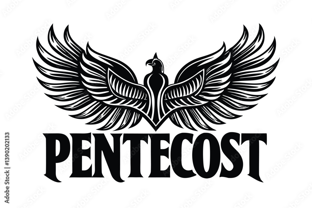 Obraz premium pentecost flyer