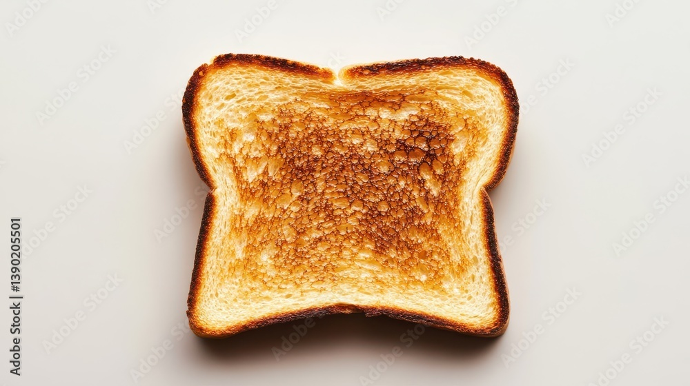 Crispy Toast with Subtle Color Gradient Crispy Toast with Subtle Color Gradient