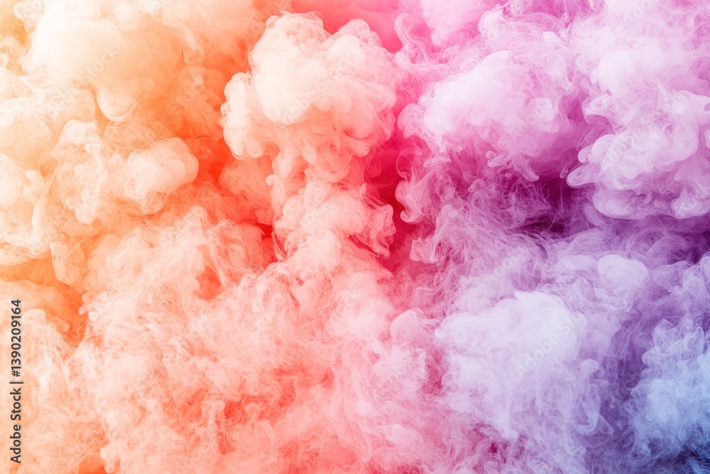 Fototapeta premium Colorful smoke abstract background
