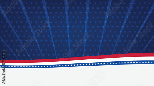 Background Design Featuring Stars and Stripes for a Patriotic Celebration or Event