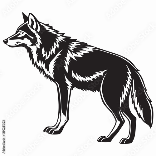 wolf silhouette