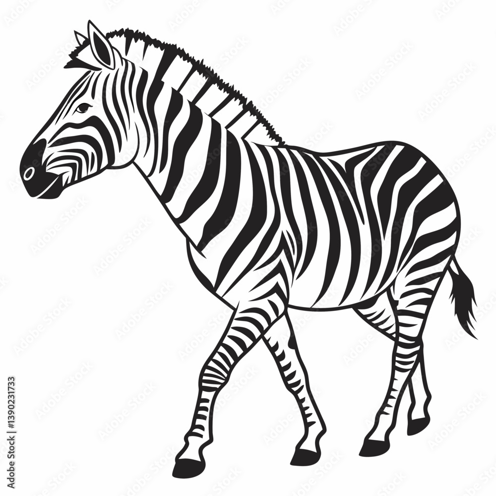 Obraz premium zebra silhouette
