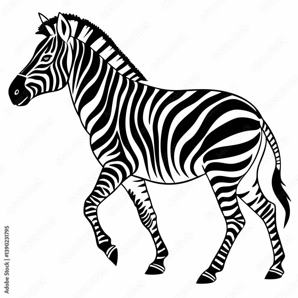 Obraz premium zebra silhouette