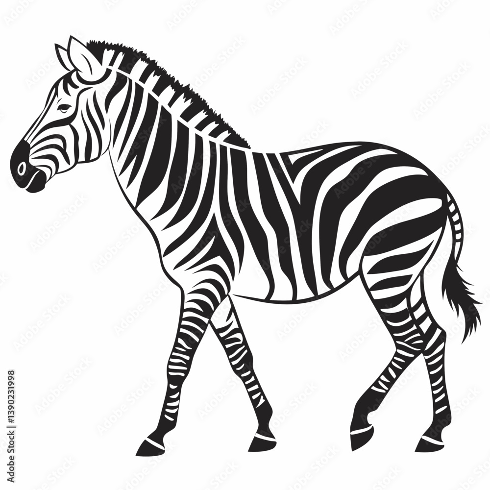 Obraz premium zebra silhouette