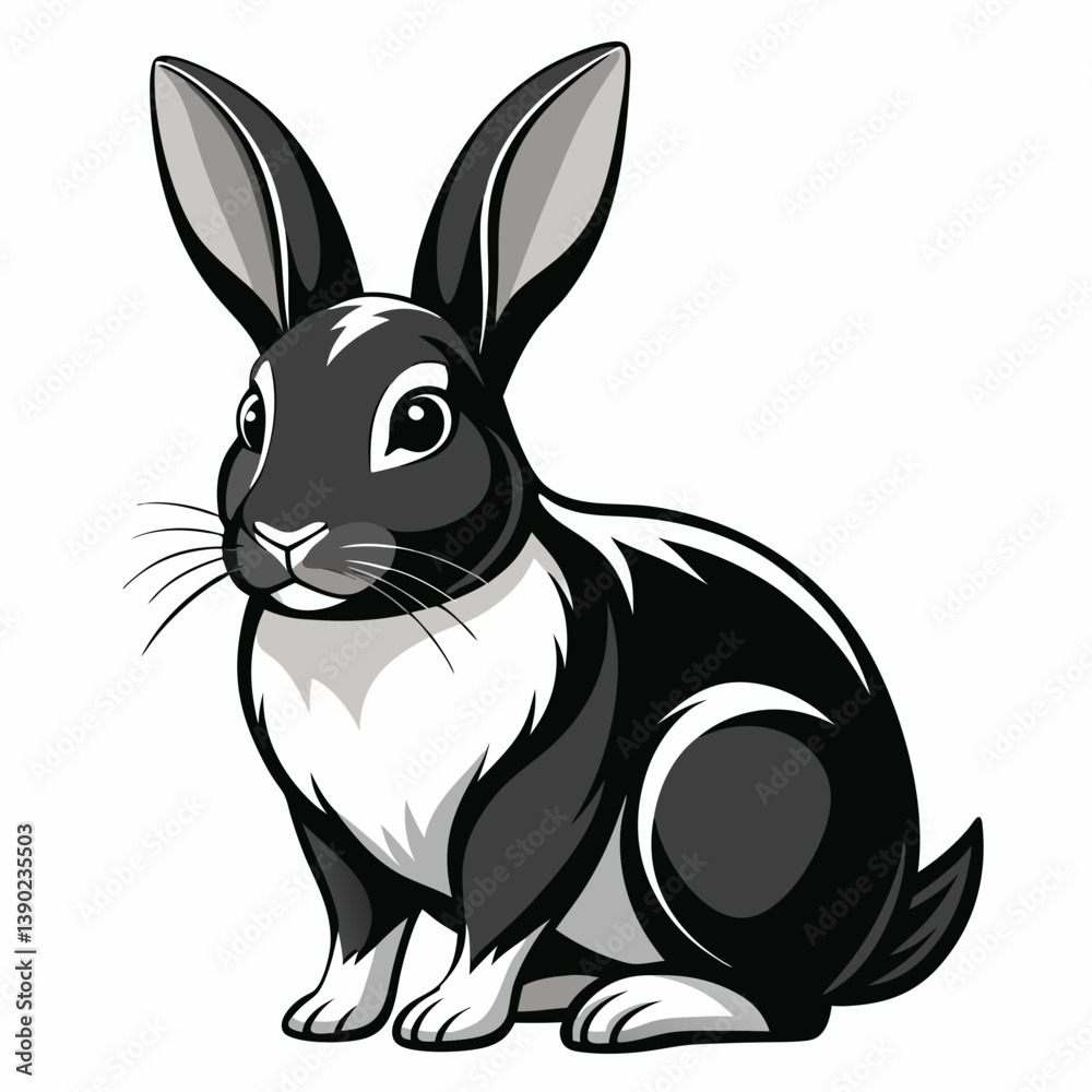 Fototapeta premium vector of a rabbit