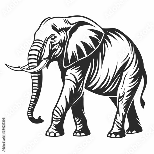 elephant vector silhouette