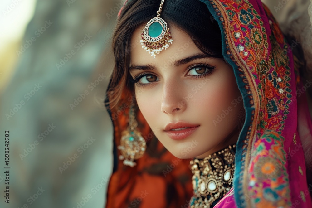 Fototapeta premium Woman in sari