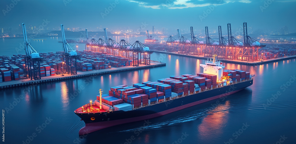 Efficient logistics and digital payments enhance security in global shipping operations, ensuring smooth transport of goods across ports