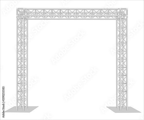 Speaker cabinet hanging truss.,Stage truss frame.