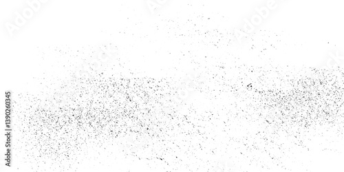 Dark weathered overlay pattern sample on transparent background. Screen background. Vector.  texture pattern on transparent background. Old paper surface