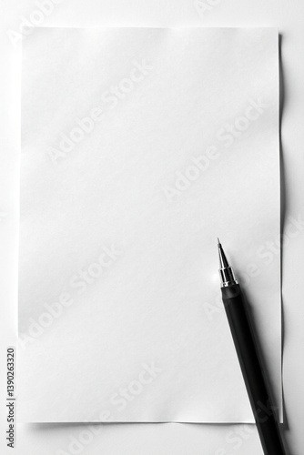 Pen drawing on blank white paper with intricate details and shading, creating a textured background,  lines,  textured