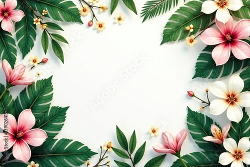 Luxurious gold and white floral background with intricate leaf and blossom patterns, vintage tropical banner,  seamless,  luxury