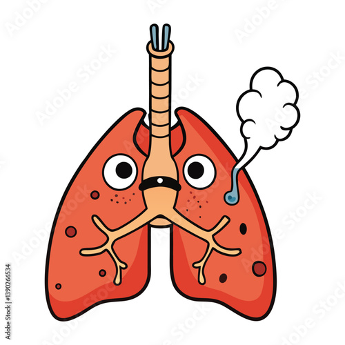 Tobacco smoke damages lungs, leading to chronic conditions like emphysema and COPD. It destroys alveoli, reduces lung function, and causes irreversible respiratory harm.