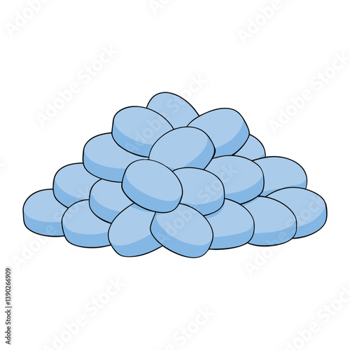 A colorful pile of sugar-coated tablets, glossy and round, stacked in a vibrant heap—each one a sweet shell hiding medicine or vitamins inside.