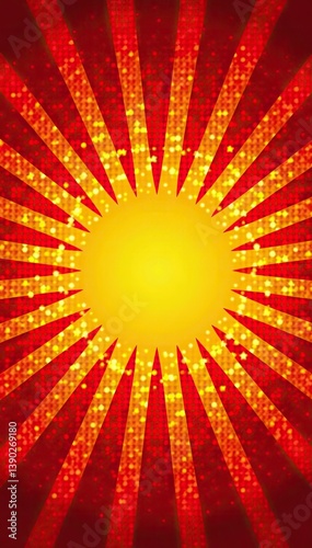 Red comic sunburst background with halftone effect in pop art style Perfect for sale banners, templates, ads, events, web, and pages,  comic,  vector