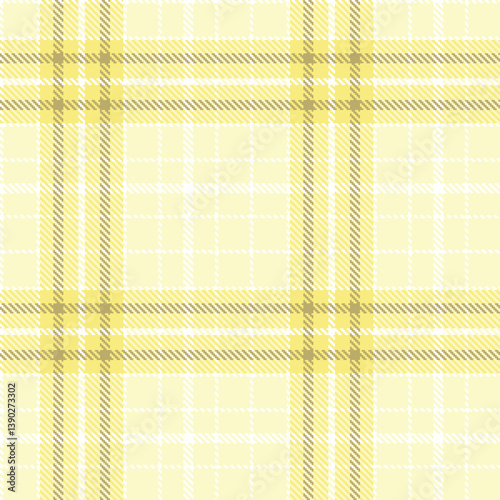 Rich white Tartan patterns fabric texture. Contemporary Highland ivory Seamless Tartan