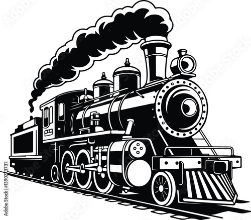 Train silhouette icon vector illustration