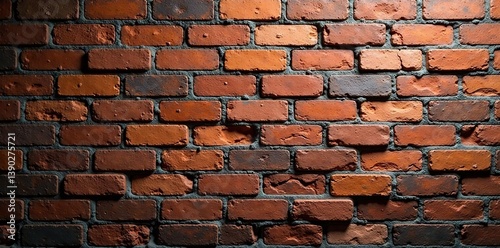 Rugged and weathered brick wall background perfect for adding texture to designs,  exterior,  rough