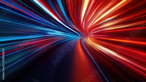 Background Fast. Speedometer on High Speed Scoring in a Blurred Racetrack Background
