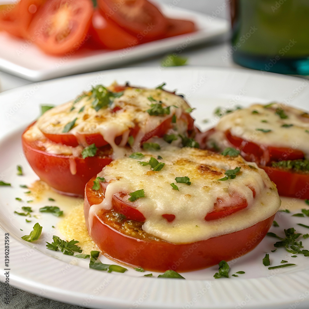 appetizer of tomato with cheese appetizer of tomato with cheese