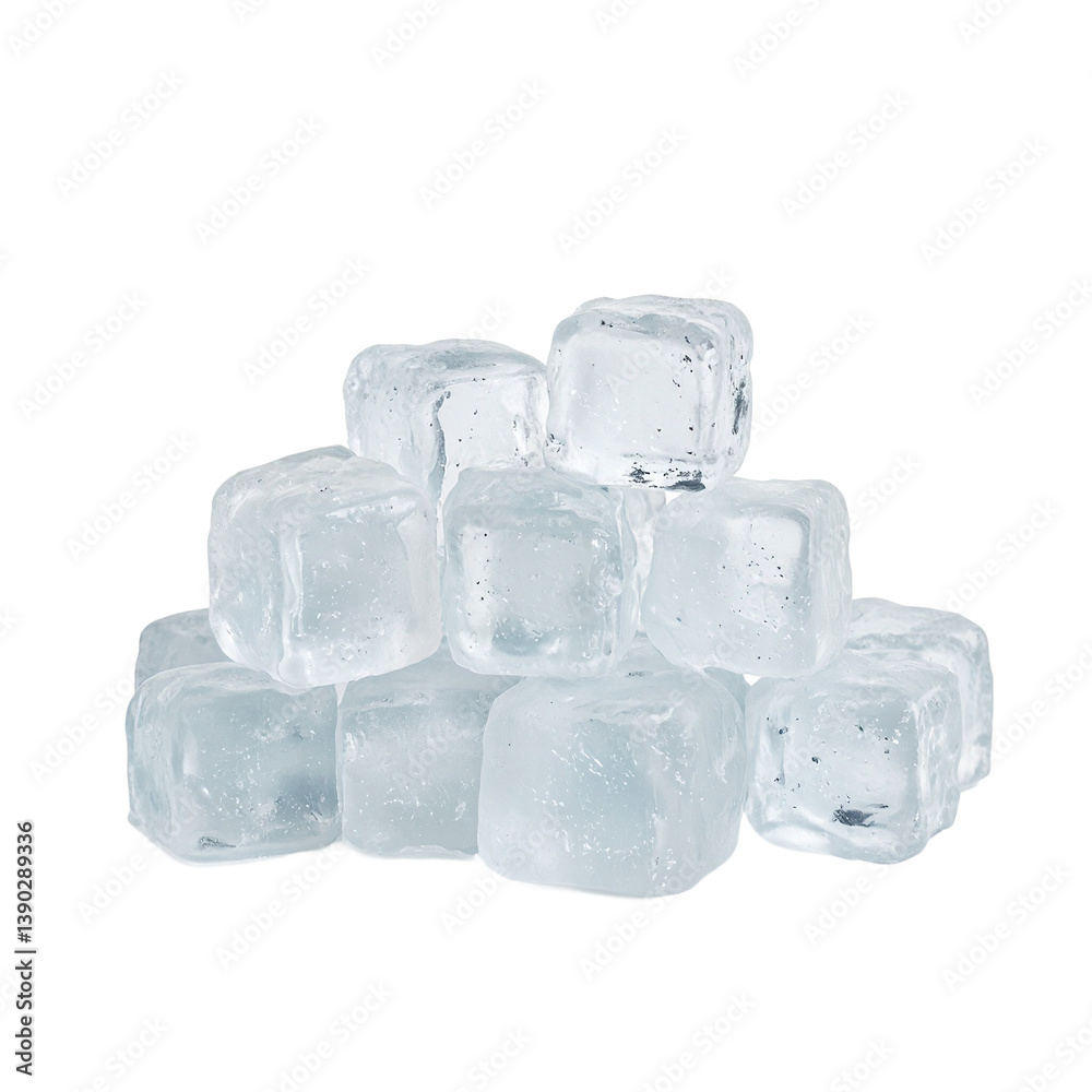 Bunch of Clear Ice Cubes Stacked Together Transparent High Quality Isolated Photo Bunch of Clear Ice Cubes Stacked Together Transparent High Quality Isolated Photo