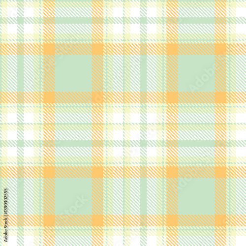 Rich light grey and Dark ivory Seamless Tartan Fabric Design