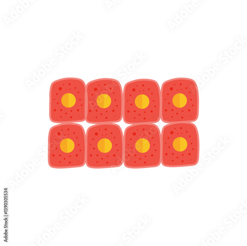 Human liver hepatocyte anatomy. Vector illustration