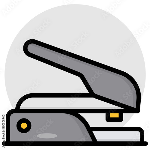 Modern design icon of stapler 