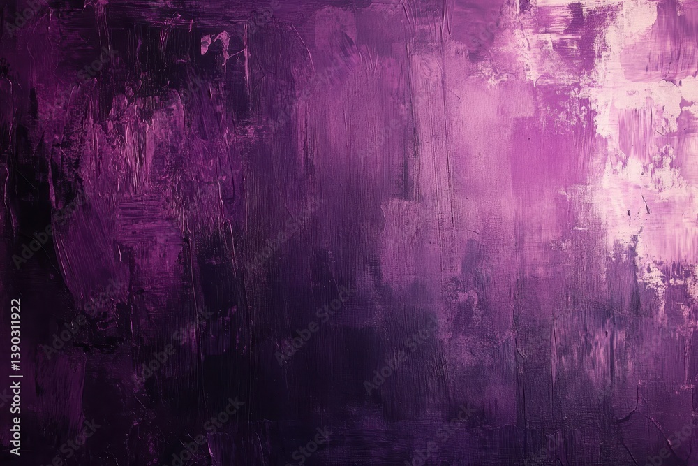 Background Purple. Abstract Painting Dark Grungy Background in Feminist Colours